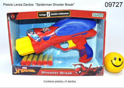 Imagen de PISTOLA LANZA DARDOS SPIDERMAN SHOTTER 8.23